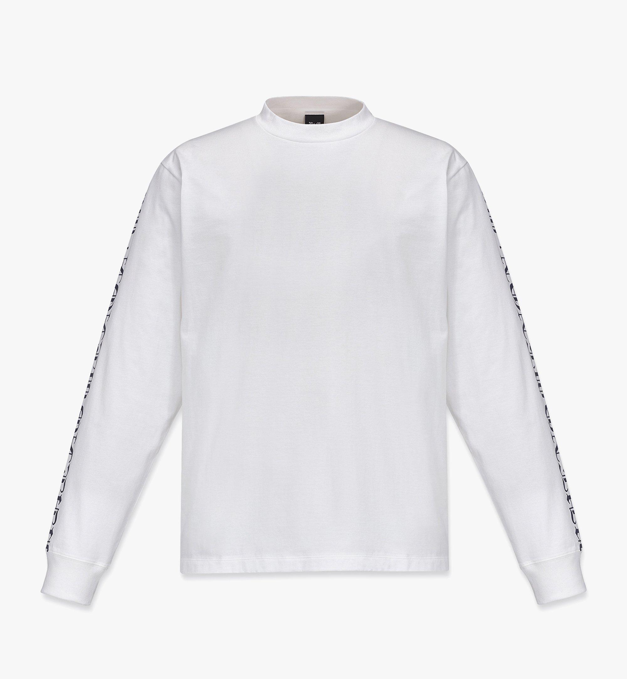 Men's PHENOMENON+MCM Logo Print Long Sleeve T-Shirt 1